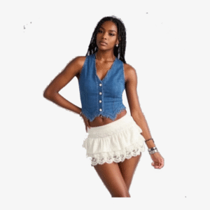 Printed Cotton Tunic with Pockets